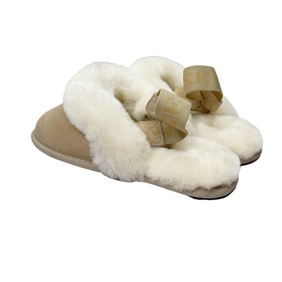 AUSTRALIA LUXE COLLECTIVE Genuine Shearling Slingback Mule Slipper - Picture 3 of 7